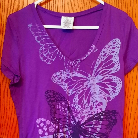 Ranson purple shirt with butterflies 🦋 - Picture 3 of 14